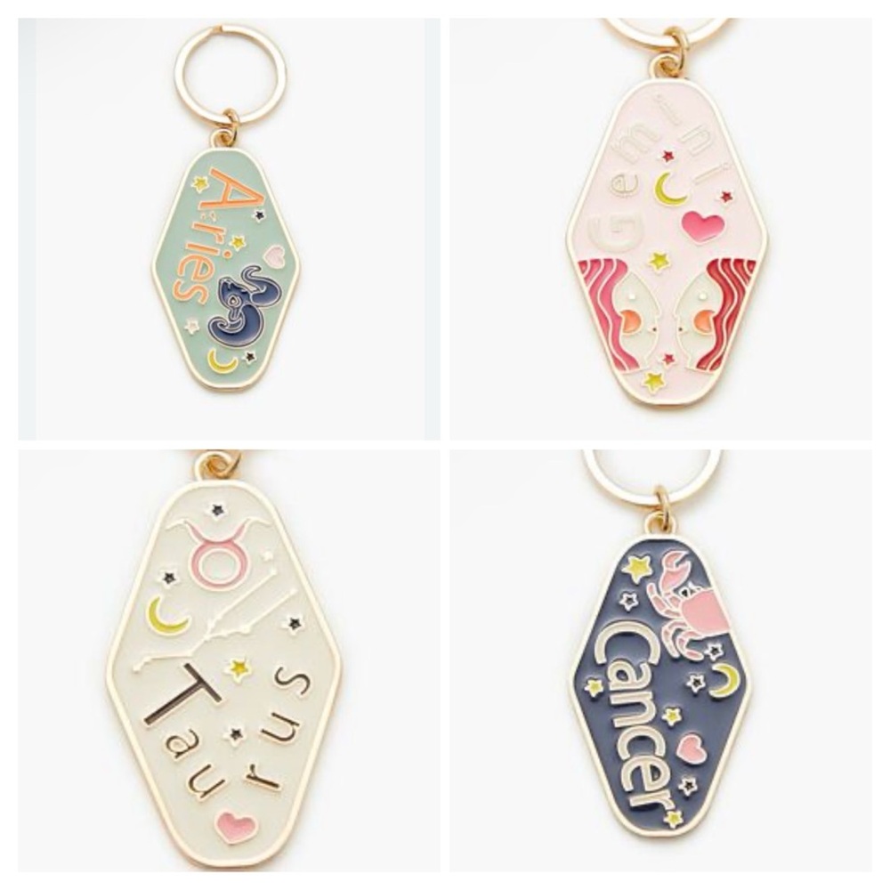 Zodiac Sign Keychains - Picture 2 of 3